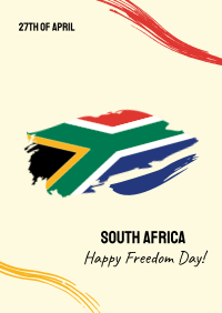 South Africa Freedom Day Poster