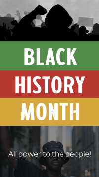 Power Black History Month TikTok Video Image Preview