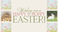 Rustic Easter Greeting Facebook Event Cover