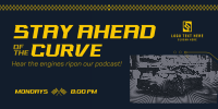 Race Car Podcast Twitter Post