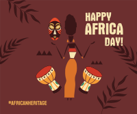 Africa Day Greeting Facebook Post