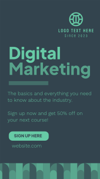Digital Marketing Course Instagram Story