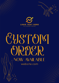 Order Custom Jewelry Poster