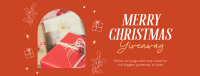 Holly Christmas Giveaway Facebook Cover
