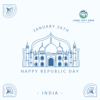 India Republic Day Instagram Post