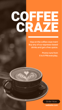 Coffee Craze Facebook Story