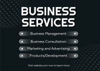Business Services Offers Postcard