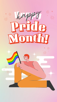 Modern Pride Month Celebration Facebook Story