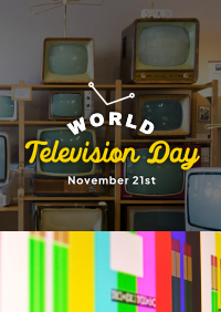 Rustic TV Day Flyer