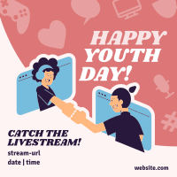 Youth Day Online Instagram Post Design