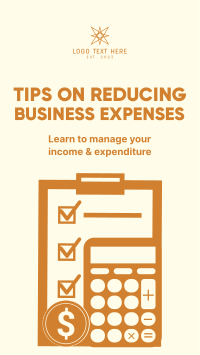 Reduce Expenses Instagram Story