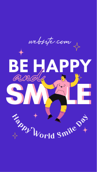 Be Happy And Smile Instagram Reel Design