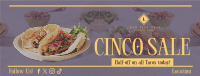 Cinco De Mayo Food Promo Facebook Cover