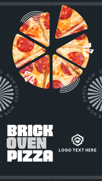 Simple Brick Oven Pizza Instagram Story Image Preview
