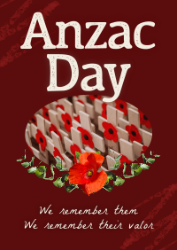 Rustic Anzac Day Flyer