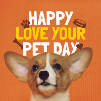 Wonderful Love Your Pet Day Greeting Instagram Post