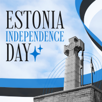 Minimal Estonia Day Instagram Post