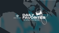 Daily Favorites YouTube Banner Image Preview