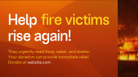 Fire Donation Drive Animation