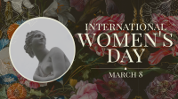 Floral International Women's Day Facebook Event Cover