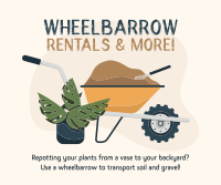 Garden Wheelbarrow Facebook Post