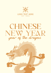 New Year Dragon Poster