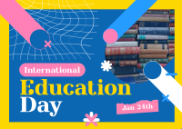 Happy Education Day  Postcard