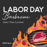 Labor Day Barbecue Party Instagram Post