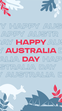 Australia Day Modern TikTok Video Design