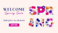 Modern Spring Sale Facebook Event Cover