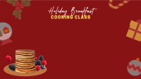 Holiday Breakfast Restaurant Zoom Background