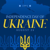 Symbolic Ukraine Independence Instagram Post