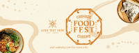 Inky Oriental Food Fest Facebook Cover