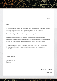 Geo Glass Letterhead