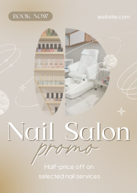 Elegant Nail Salon Services Flyer