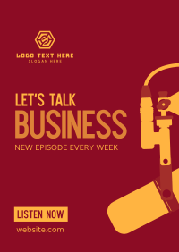 Business Talk Podcast Poster