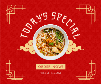 Special Oriental Noodles Facebook Post