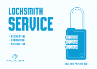 Locksmith Services Postcard