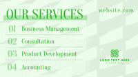 Minimalist Our Services Animation