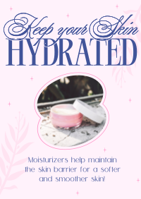 Skincare Hydration Benefits Flyer