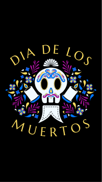 Dia de los Muertos Facebook Story