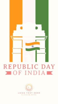 Republic Day of India Facebook Story Design