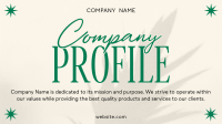Minimalist Company About Animation