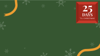 Christmas Box Countdown Zoom Background Design