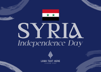 Syria Day Postcard