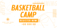 Basketball Sports Camp Twitter Post