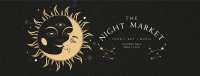 Sun & Moon Market Facebook Cover Design