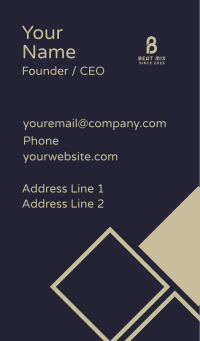 Premium Boutique Letter B Business Card Image Preview