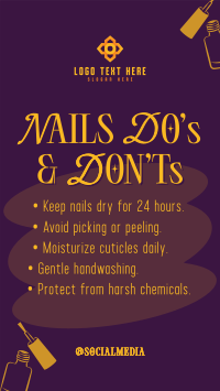 Nails Dos and Donts Instagram Reel Image Preview