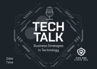 Tech Talk Podcast Postcard Image Preview